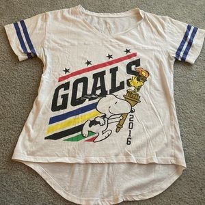 Snoopy Olympics inspired T shirt